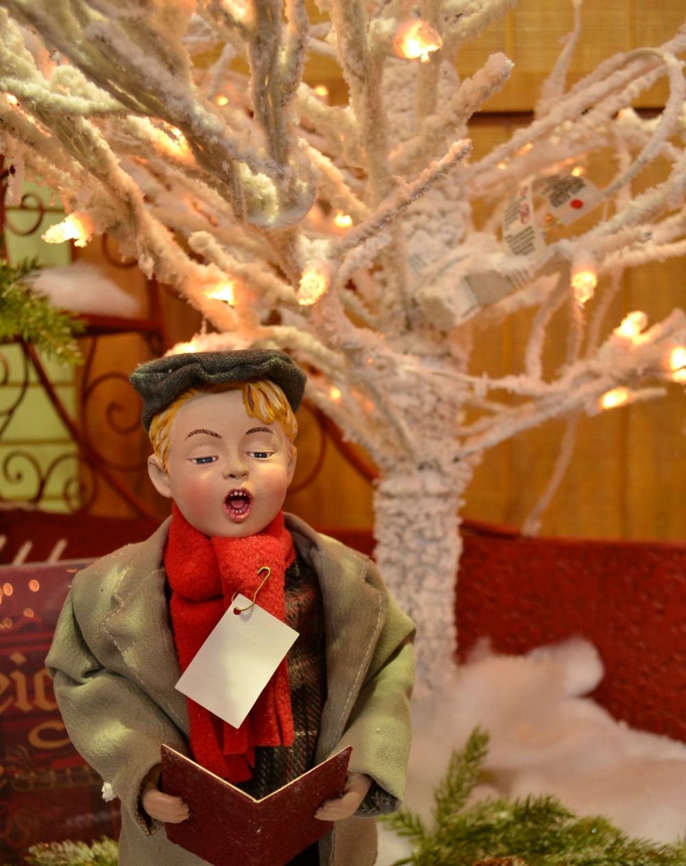 sleigh ride caroler tree