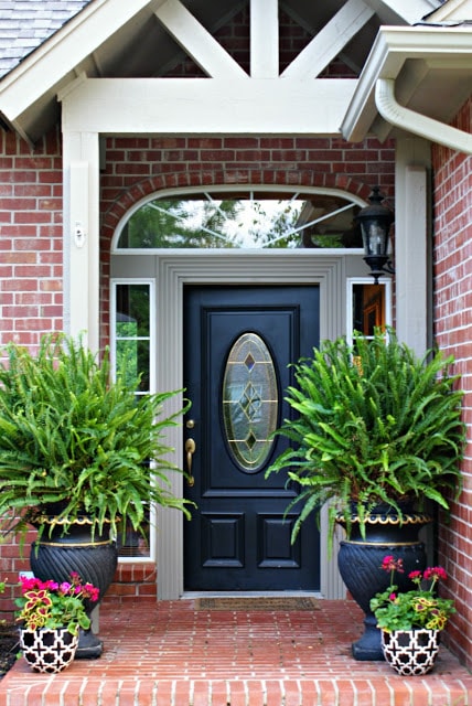 ferns porch entrance center garden via