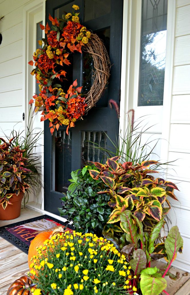 Fall Front Door 4 Ways | Fairview Garden Center